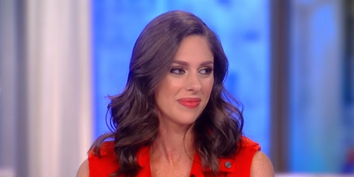 Abby Huntsman saying her farewell on her last day on The View