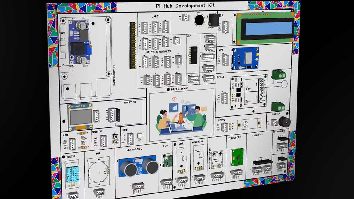 Maker builds Raspberry Pi 'Pi Hub Development Kit' to help students learn