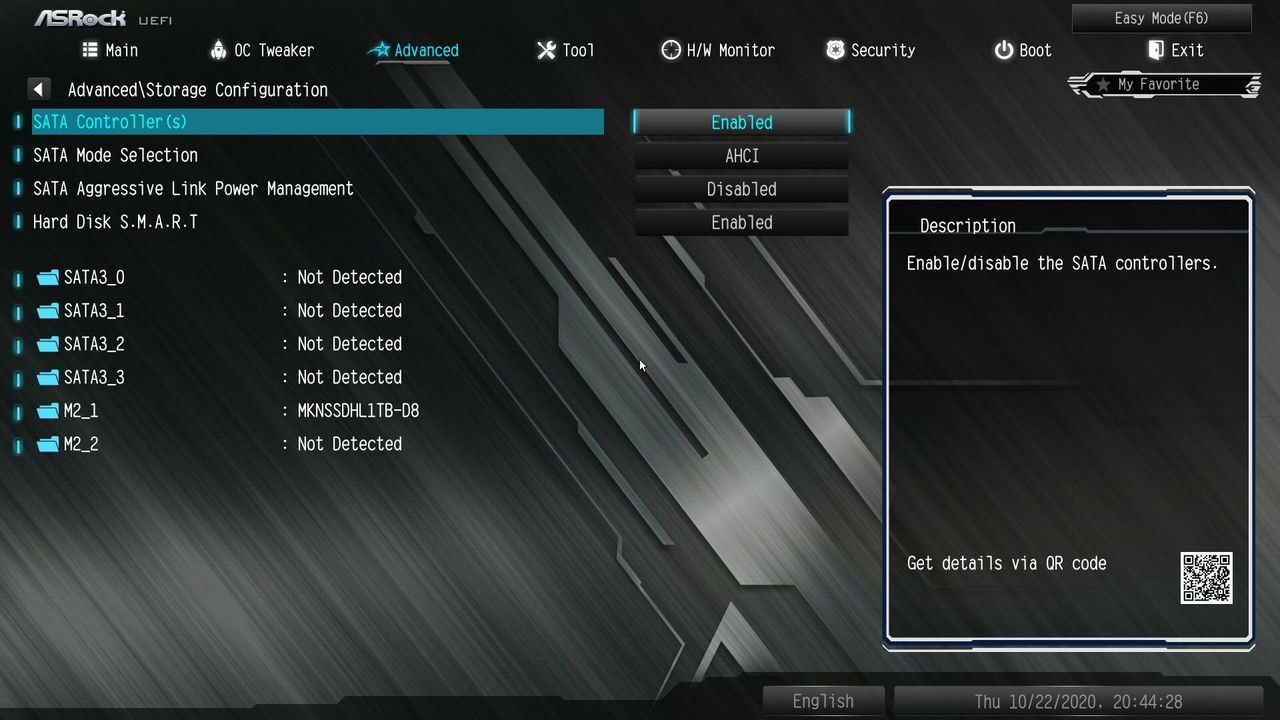 ASRock Z490M Pro4 BIOS