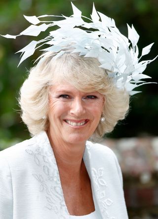 Queen Camilla at the wedding of her son, 2005