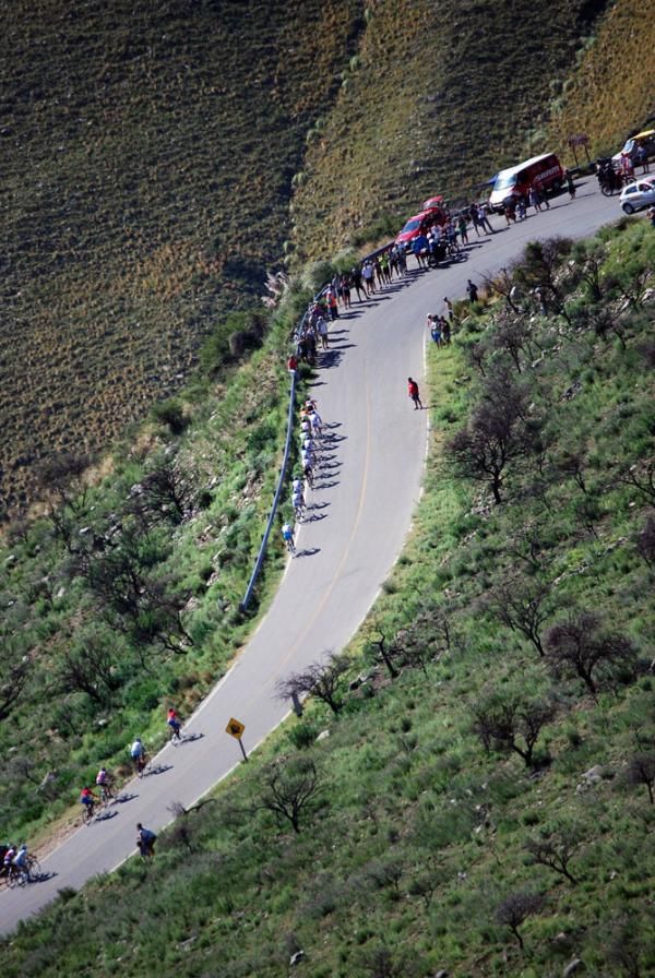 The peloton faced a 25 kilometre final climb