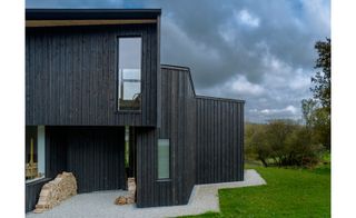 Exterior of natural family home by William Griffiths Architects in East Sussex