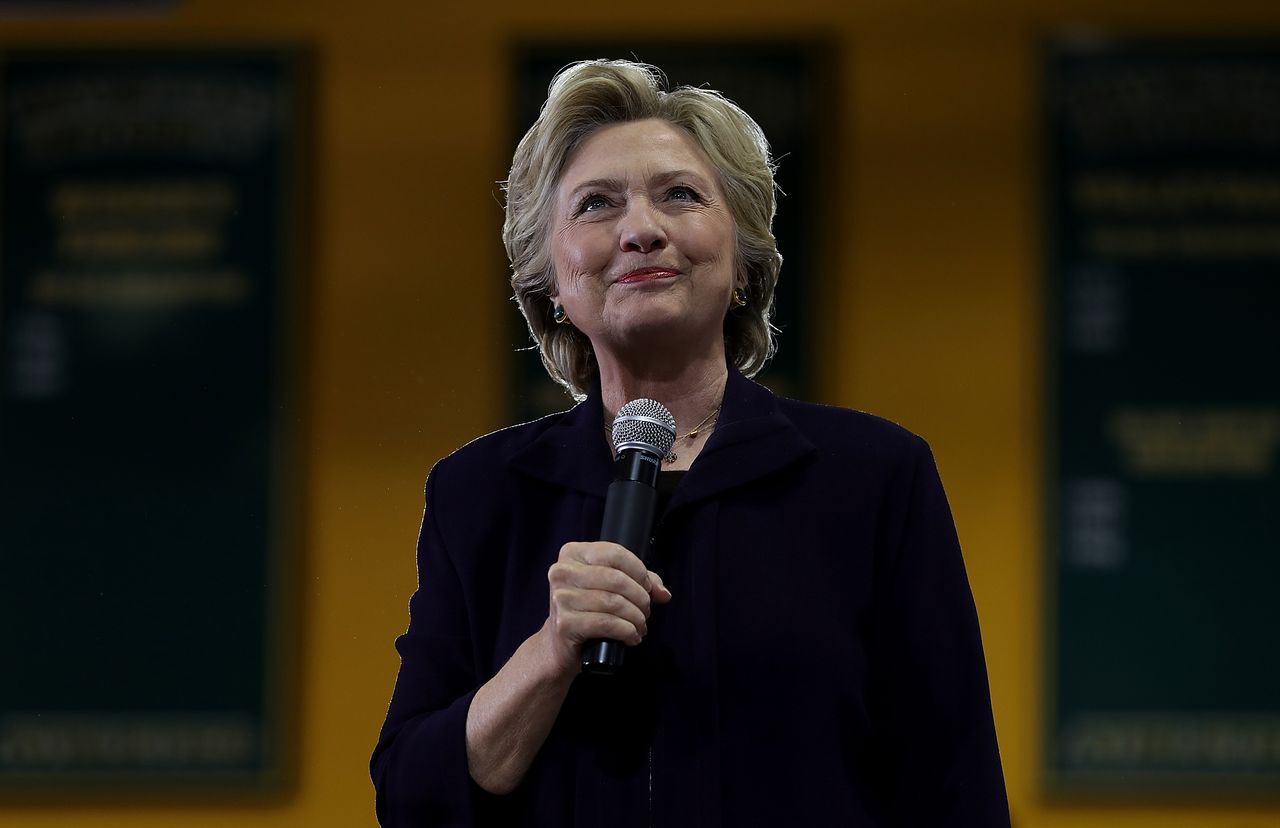 Hillary Clinton speaks in Detroit