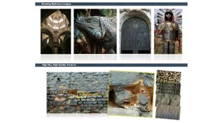 Images of free textures from 3D Total