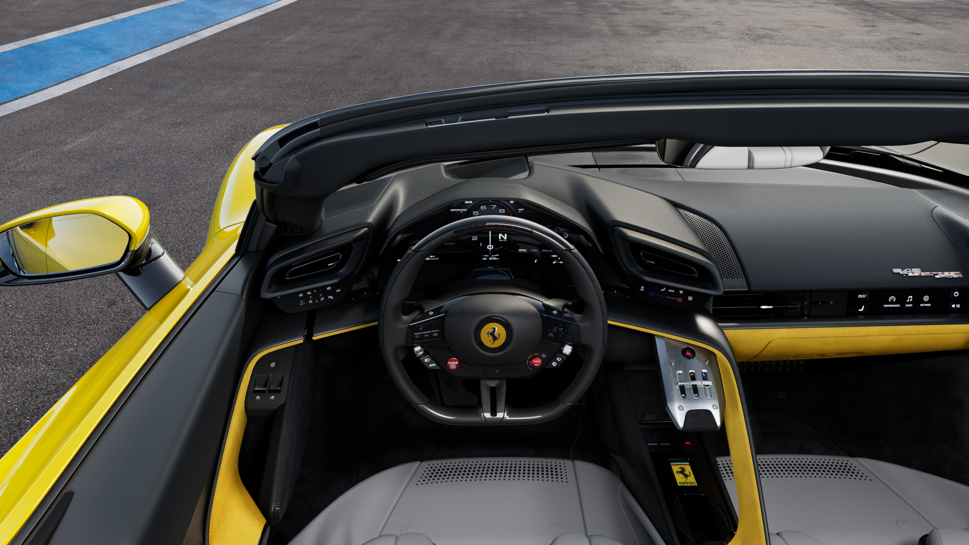 Ferrari 849 Testarossa Spider dashboard