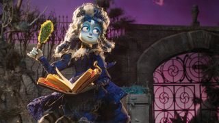 I Am Frankelda; a zombie woman reads a book