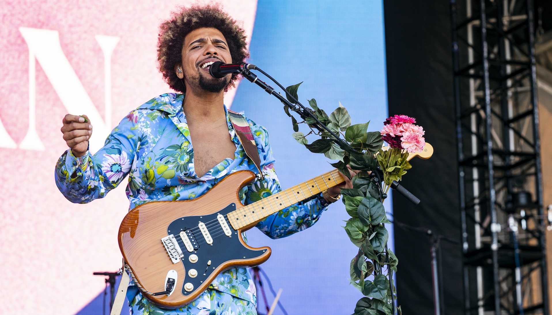 Devon Gilfillian performs at the 2023 Austin City Limits Music Festival at Zilker Park in Austin, Texas on October 14, 2023 