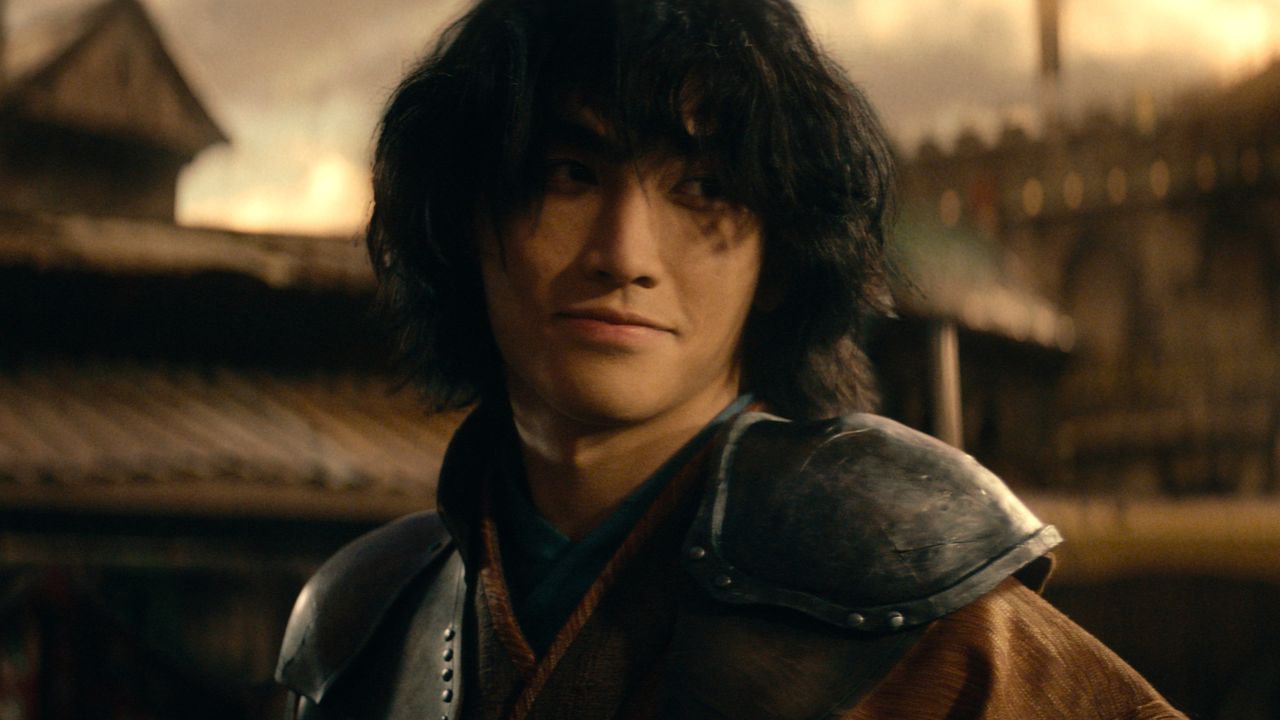 Sebastian Amoruso in costume as Jet in Netflix's Avatar: The Last Airbender