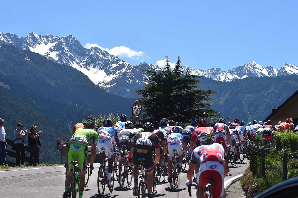 The race took a break from the mountains today.