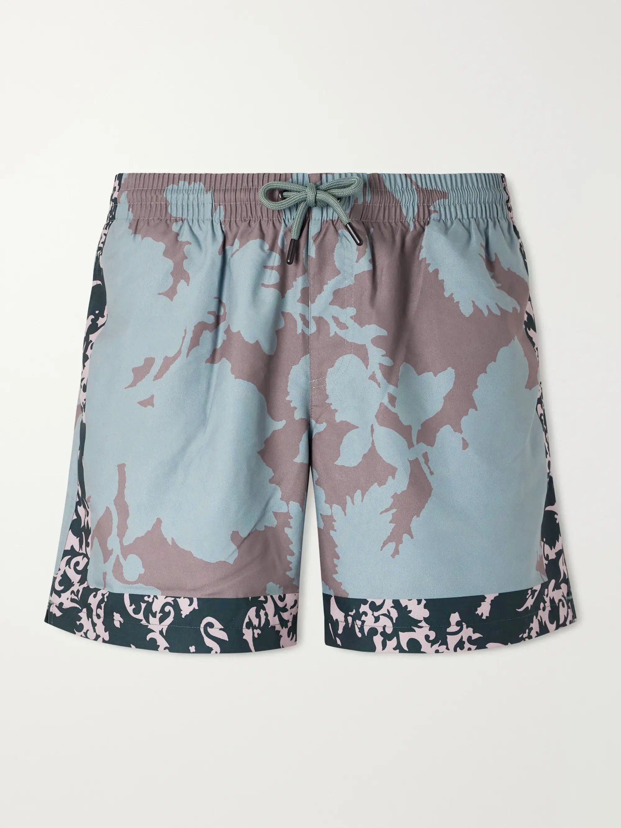 Dries Van Noten, Straight-Leg Mid-Length Printed Swim Shorts