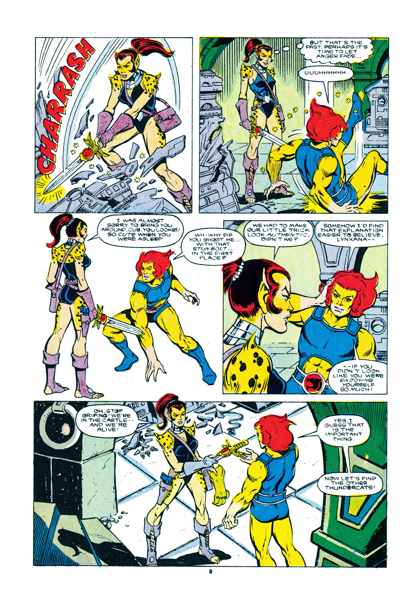 Pages from the original ThunderCats comics.