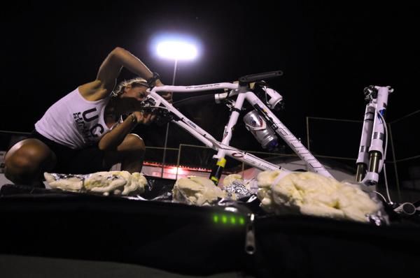 You never know exactly what state your bike will be in after a long trip.