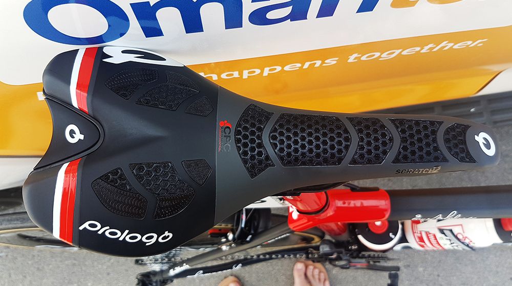 A look at Costa's Team Edition Prologo Scratch 2 CPC Nack saddle