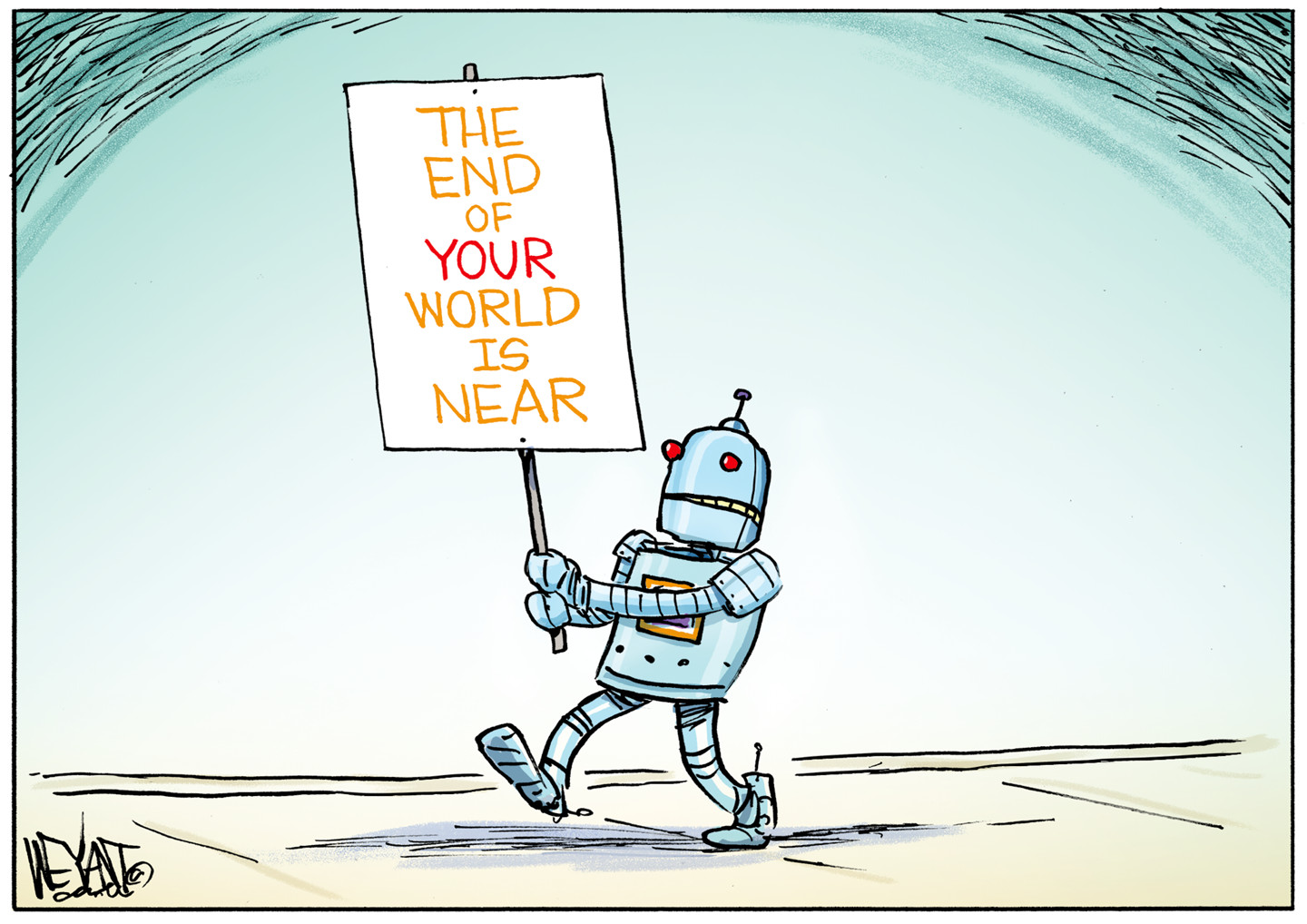 Political cartoon