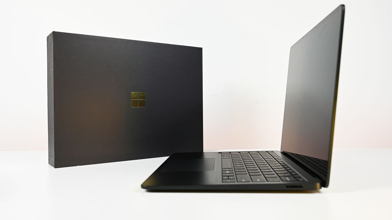 The very limited-edition Surface Laptop 50th Anniversary Exclusive, of which only around 50 were produced.