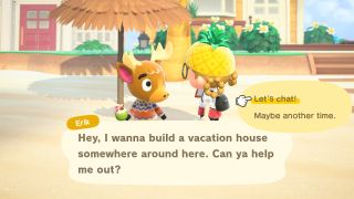Animal Crossing Happy Home Paradise Erik On Beach Lets Chat