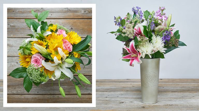 Flower, Floristry, Bouquet, Flower Arranging, Cut flowers, Plant, Floral design, Purple, Flowering plant, Flowerpot, 