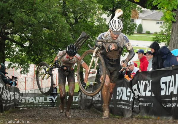 Jonathan Page (Planet Bike) battling Ryan Trebon for second place