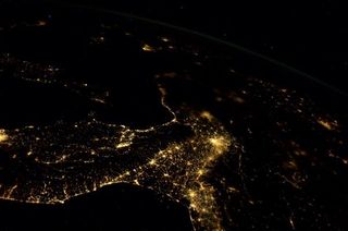 Northern Italy from ISS