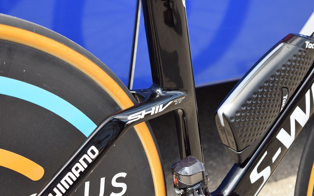 The most prominent design feature on the new Shiv TT is the extremely low seat stays