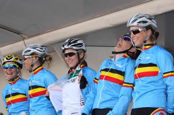Evelyn Arys (Belgium National Team) shows off her jersey