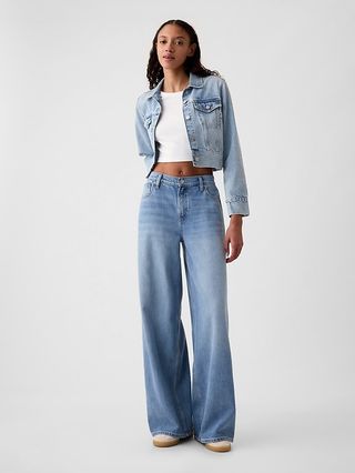 Mid-Rise Soft Baggy Jeans