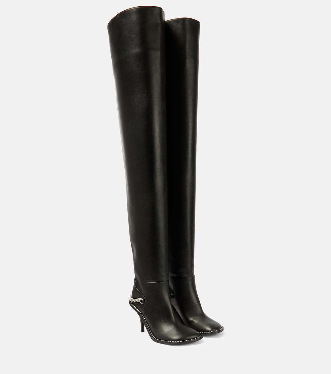 Ryder Faux Leather Over-The-Knee Boots