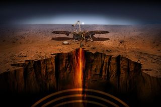 Mars Insight Lander art