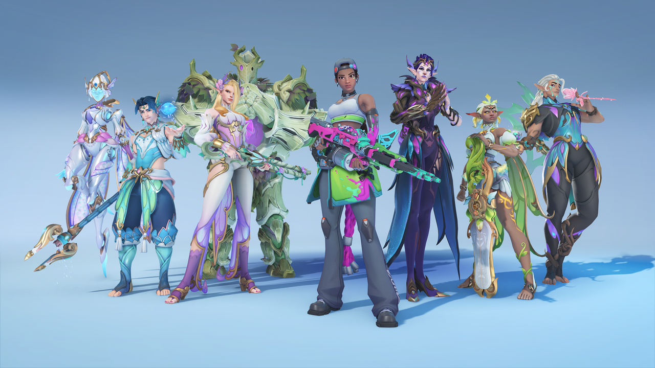 Overwatch Season 2: The legendary battle pass skins.