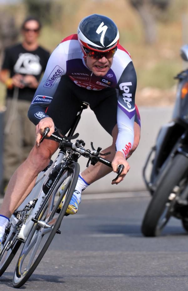 Cadel Evans (Silence-Lotto) put in a great effort to move onto the Vuelta podium.