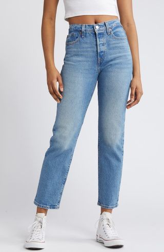 Wedgie High Waist Straight Leg Jeans