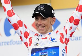 Michael Morkov (Saxo Bank-Tinkoff Bank) remains in the lead of the mountains classification.