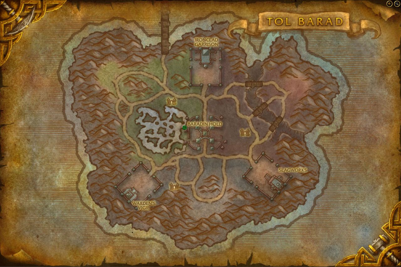 WoW Cataclysm map