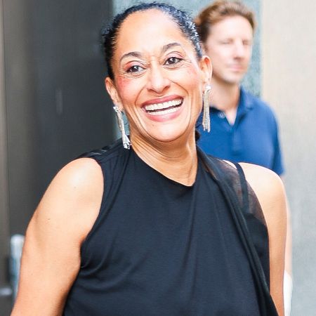 Tracee Ellis Ross traded shorts for sheer pants in New York City