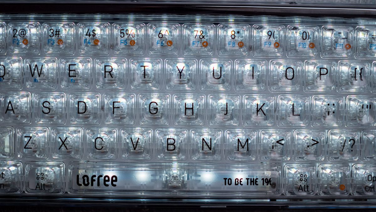 Lofree 1% mechanical keyboard