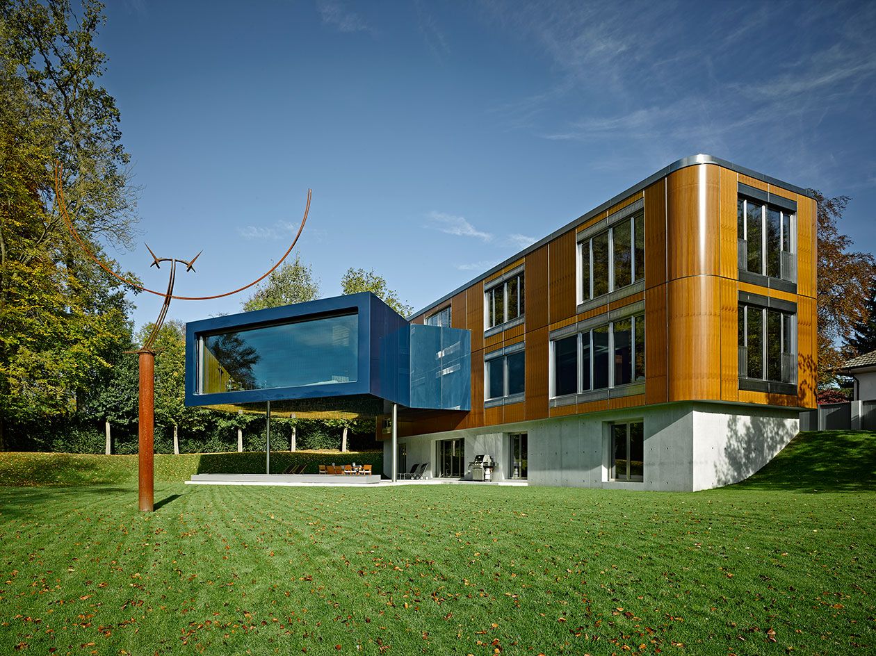 Carbon Fibre House inspired by prefab homes Wallpaper