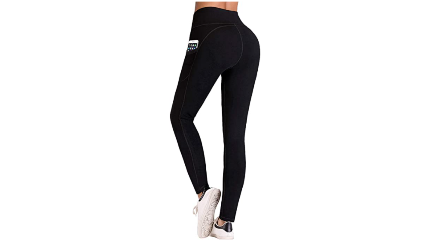High-waisted yoga pants