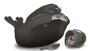 A seal from Team Fortress 2.