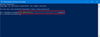 Controlled folder access enable via PowerShell