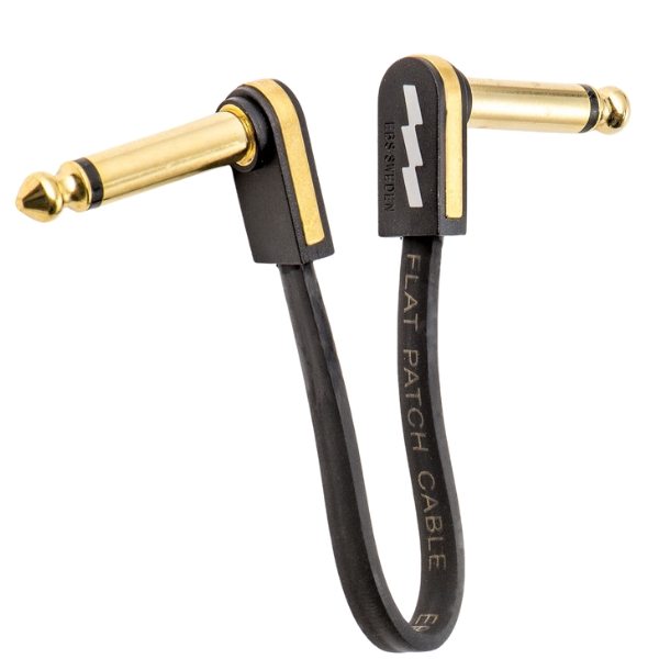 An EBS PG-10 flat patch cable with gold connectors