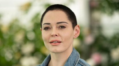 HAY-ON-WYE, WALES - JUNE 2: Rose McGowan, film-maker and author of 'Brave', at the Hay Festival on June 2, 2018 in Hay-on-Wye, Wales. (Photo by David Levenson/Getty Images)