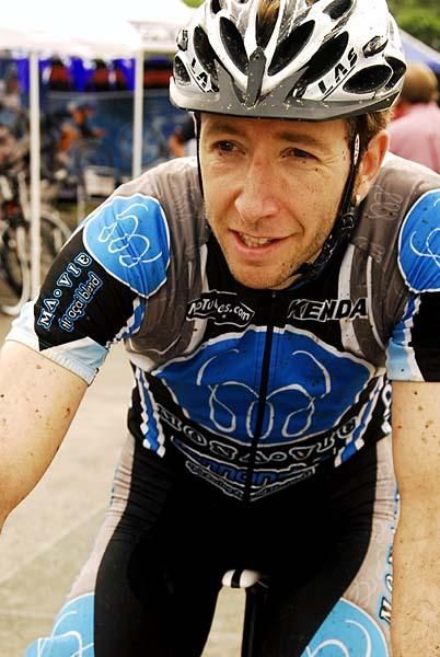 Jeremiah Bishop at the end of the stage.