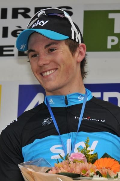 Ben Swift (Team Sky) was a very happy boy