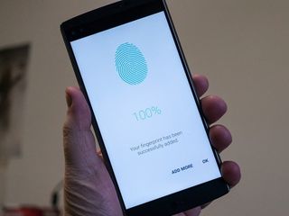 LG V10 fingerprint scanner