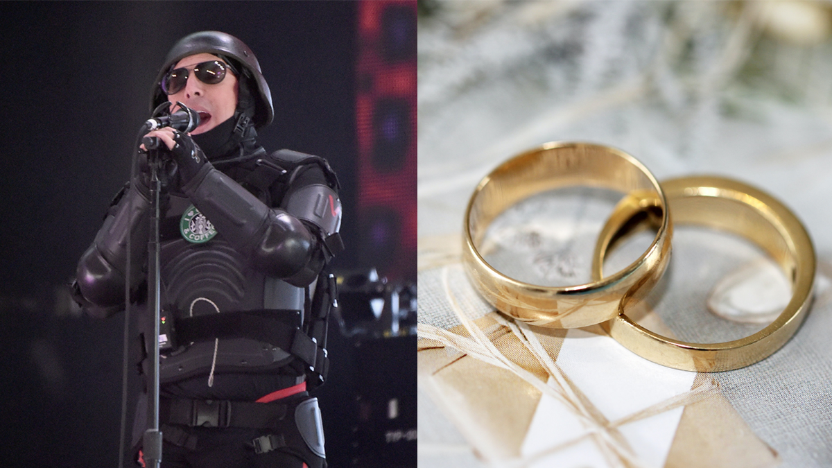 Tool&#039;s Maynard James Keenan and wedding rings