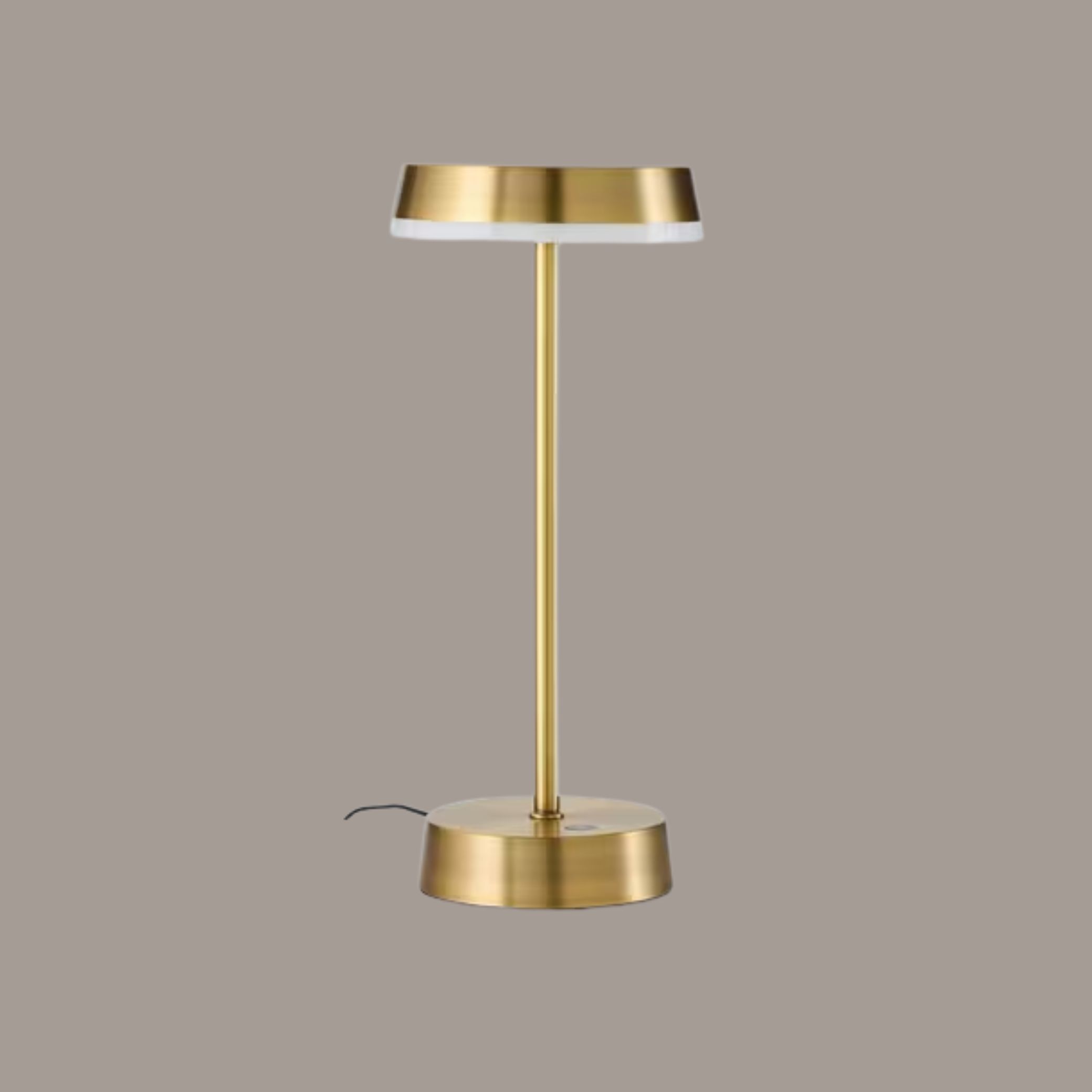 John Lewis Ernie Rechargeable Indoor/Outdoor LED Table Lamp, Black.