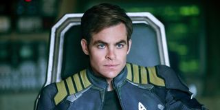 Chris Pine as Kirk in Star Trek Beyond