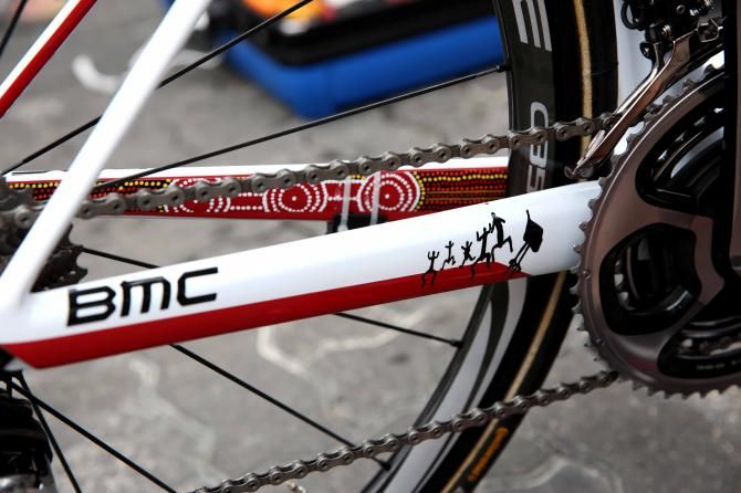 Cadel Evans' special BMC team bike