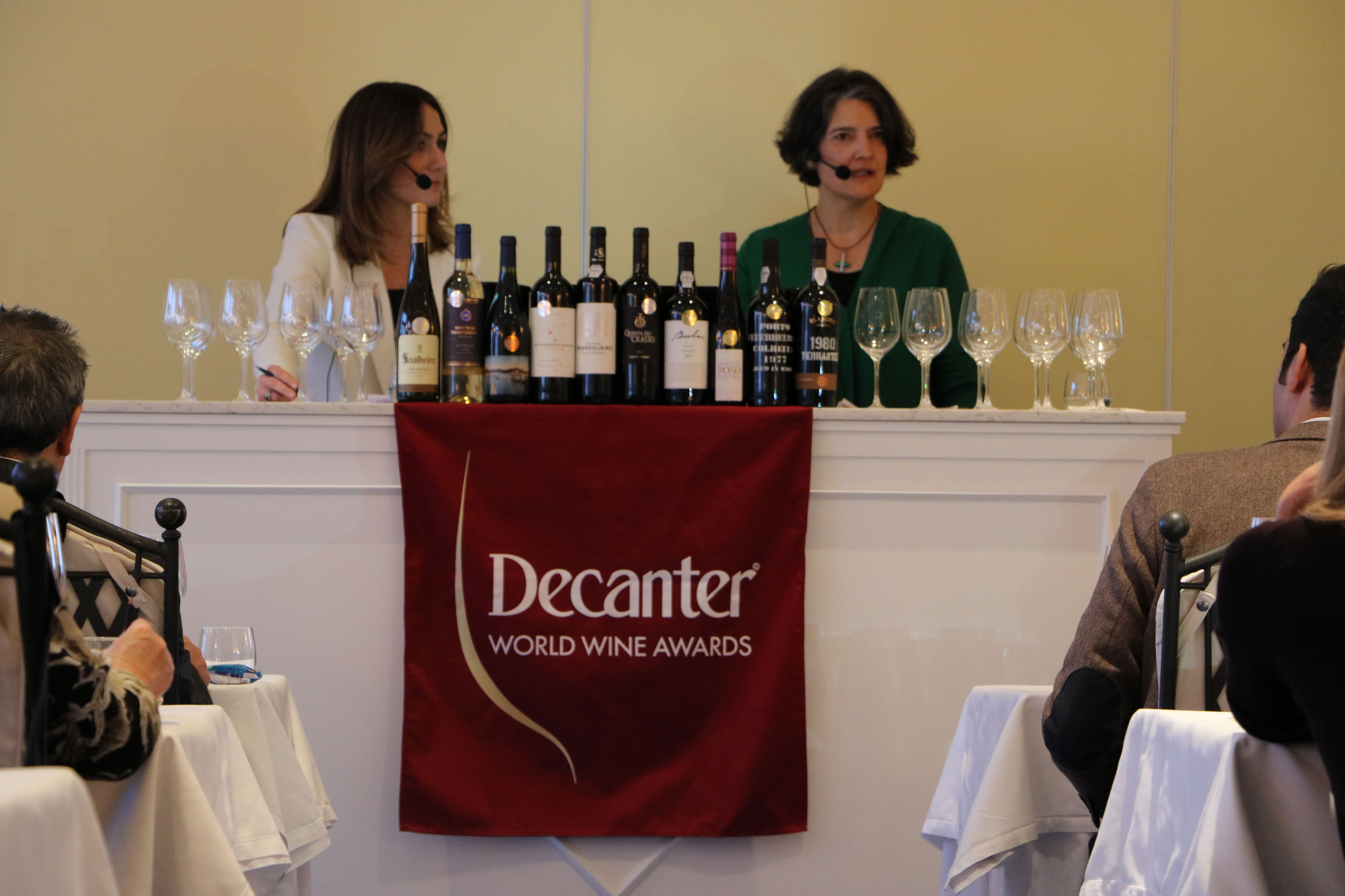 Sarah Ahmed, DWWA Regional Chair for Portugal, and Beatriz Machado, DWWA judge, led the masterclasses