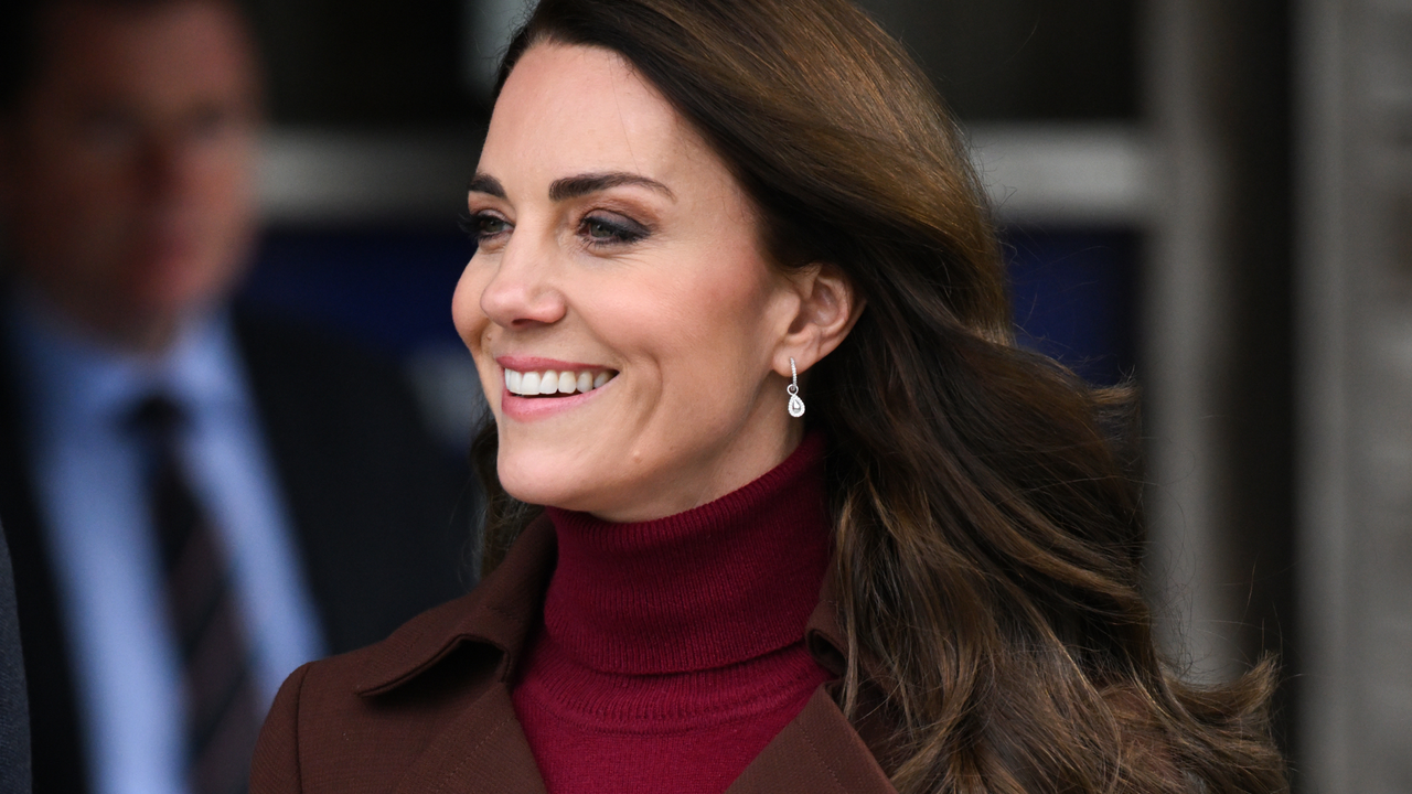 Catherine, Princess of Wales visits the National Maritime Museum Cornwall with Prince William, Prince of Wales on February 09, 2023 in Falmouth, England. Their Royal Highnesses are visiting Cornwall for the first time since becoming the Duke and Duchess of Cornwall.